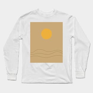 Abstract Sunset Long Sleeve T-Shirt